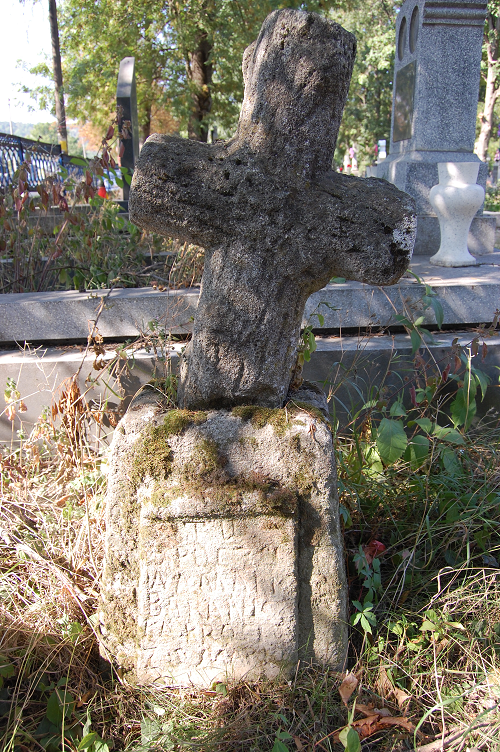 Tombstone of Maria Baraniecka, Zaleszczyki cemetery, as of 2019.