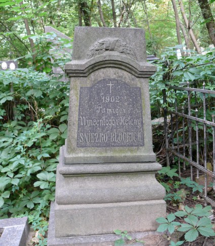 Nagrobek Wincenta i Heleny Śnieżko Błockich, cmentarz Bajkowa w Kijowie, stan z 2021