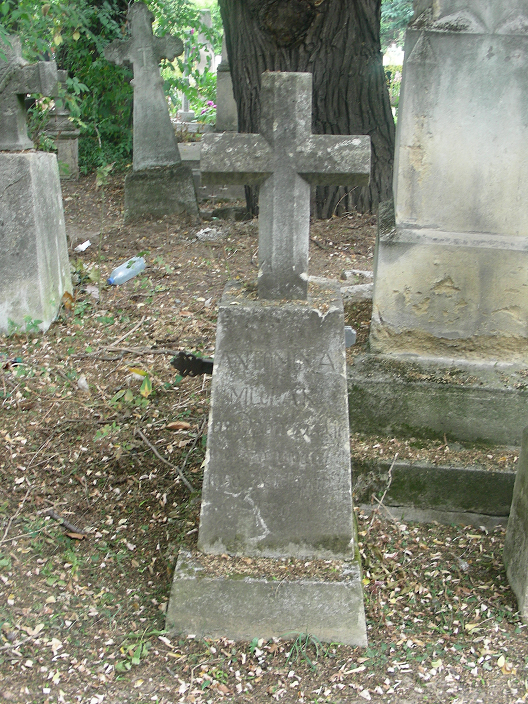 Tombstone of Antonina Mulak, Zaleszczyki cemetery, as of 2019.