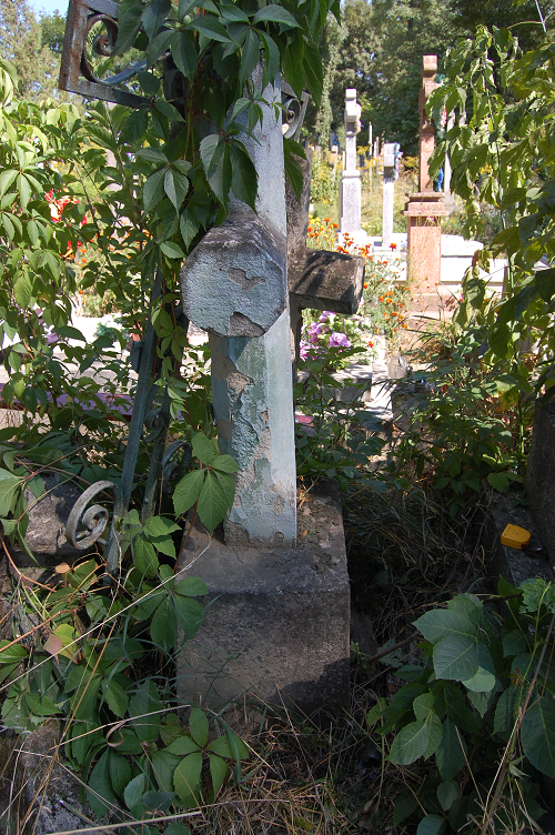 Tombstone of Katarzyna Czajkowska, Zaleszczyki cemetery, as of 2019.