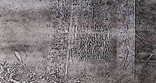 Kamienny cokół grobu Jana Pawlickiego z inskrypcją w zagłębionej płycinie. Żeliwny krzyż pierwotnie na szczycie jest złamany i brakujący.