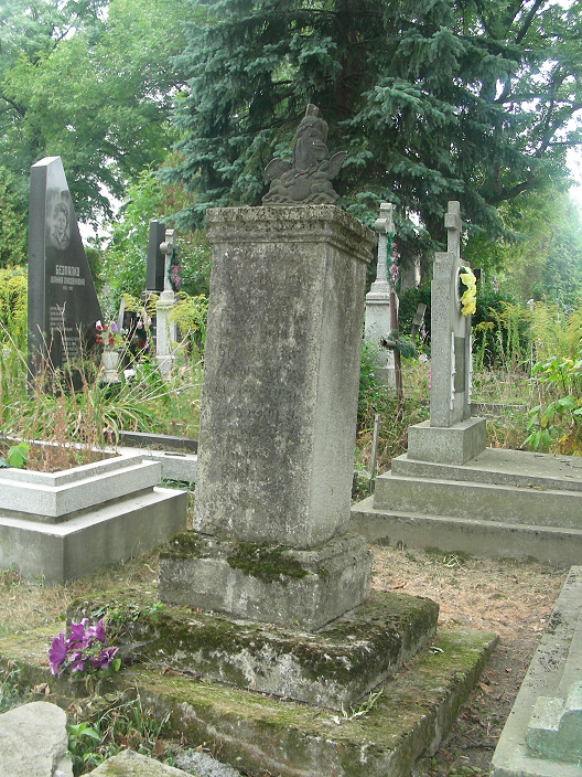 Nagrobek Władysława Wagnera, cmentarz w Zaleszczykach, stan z 2019 r.