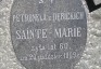 Fotografia przedstawiająca Nagrobek Petroneli Sainte-Marie