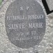 Photo montrant Tombstone of Petronella Sainte-Marie