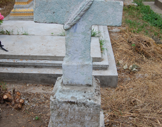 Nagrobek N.N., cmentarz w Zaleszczykach, stan z 2019 r.