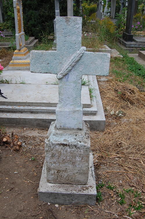 Nagrobek N.N., cmentarz w Zaleszczykach, stan z 2019 r.