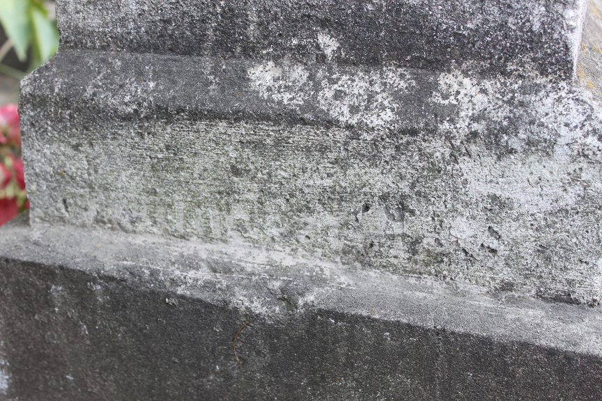 Tombstone of Katarzyna Witkowska, Zaleszczyki cemetery, as of 2019.