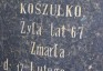 Fotografia przedstawiająca Tombstone of Karolina Koszulko