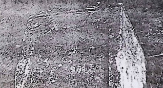 Prostopadłościenny cokół nagrobka Michała Stembeckiego, lekko zwężający się ku górze, z inskrypcją w prostokątnej płycinie o ściętych ćwierćkołami narożach. Krzyż niezachowany.