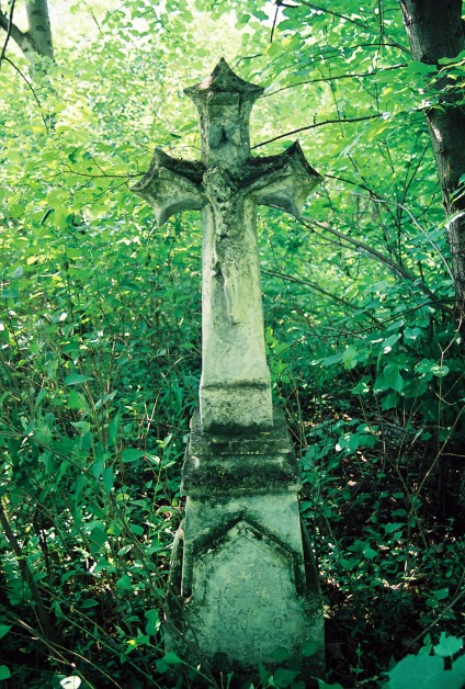 Nagrobek Józefy Bu[...]o, cmentarz w Łanowcach, 2004