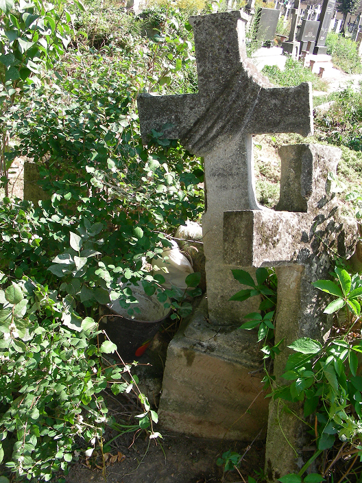 Tombstone of Franziska Kowalska, cemetery in Zaleszczyki, as of 2019.