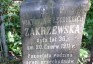 Photo montrant Tombstone of Wiktoria Zakrzewska