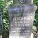 Fotografia przedstawiająca Tombstone of Wiktoria Zakrzewska