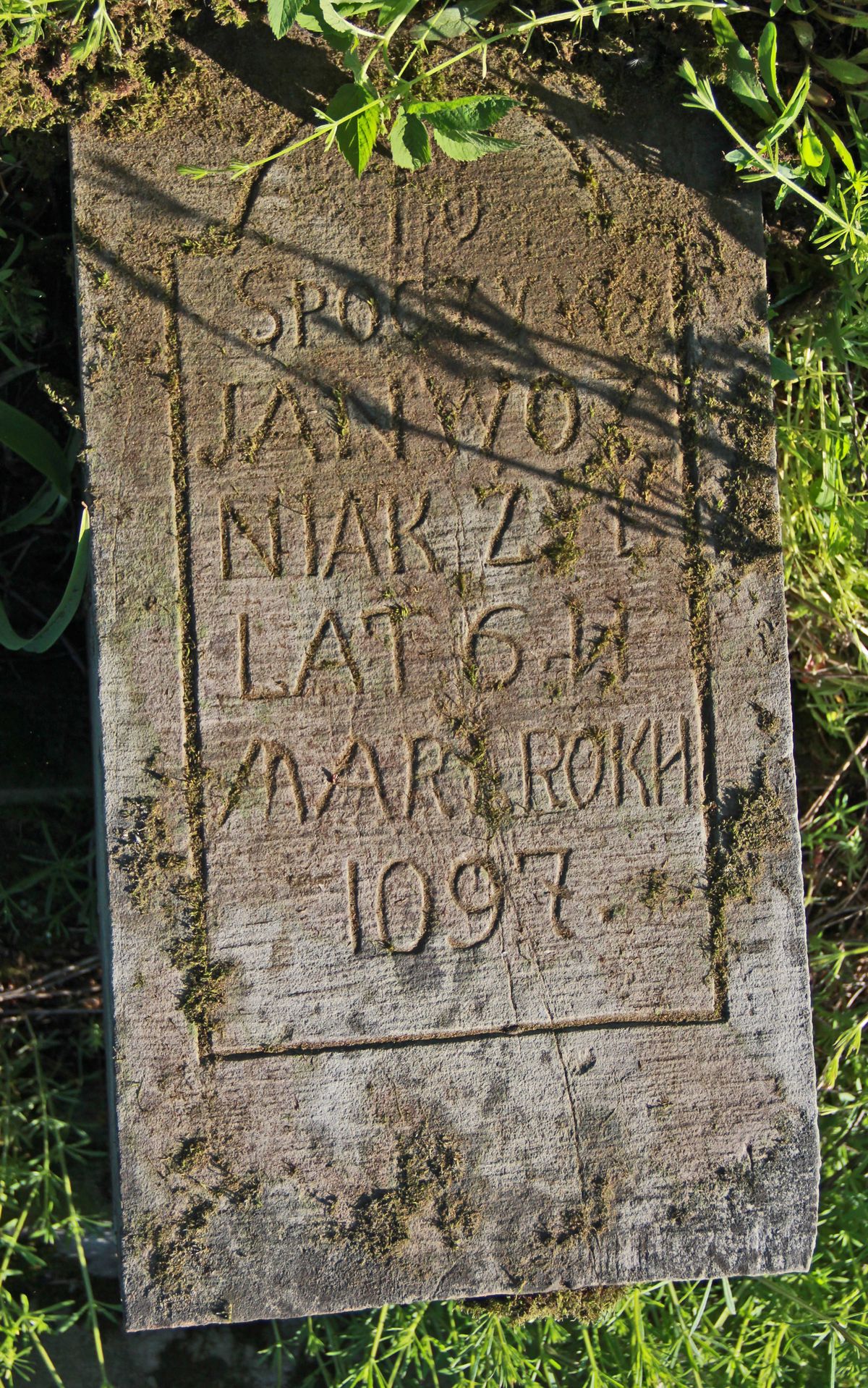 Tombstone of Jan Wozniak