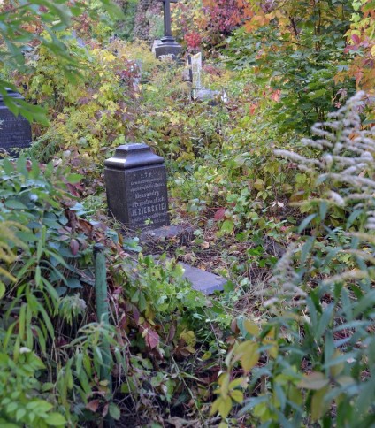 Nagrobek Aleksandry Jezierskiej, cmentarz Bajkowa w Kijowie, stan z 2021