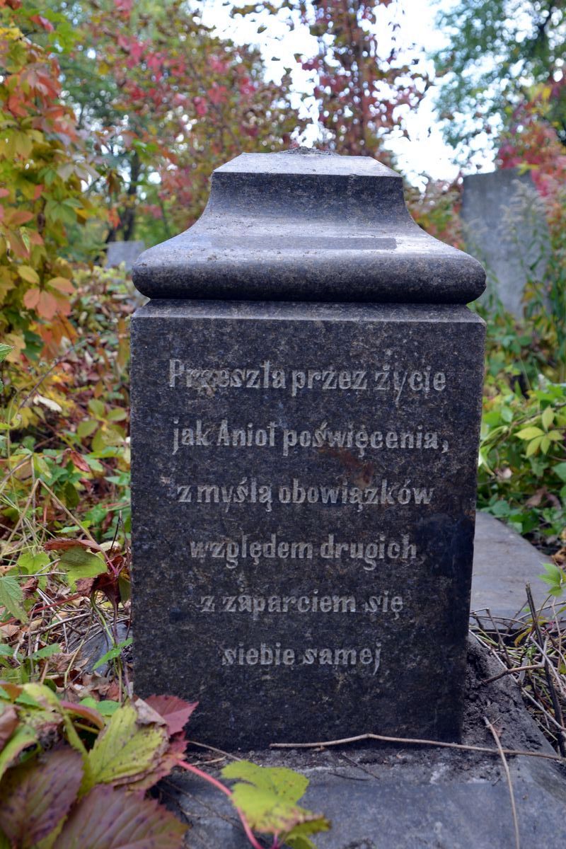 Nagrobek Aleksandry Jezierskiej, cmentarz Bajkowa w Kijowie, stan z 2021
