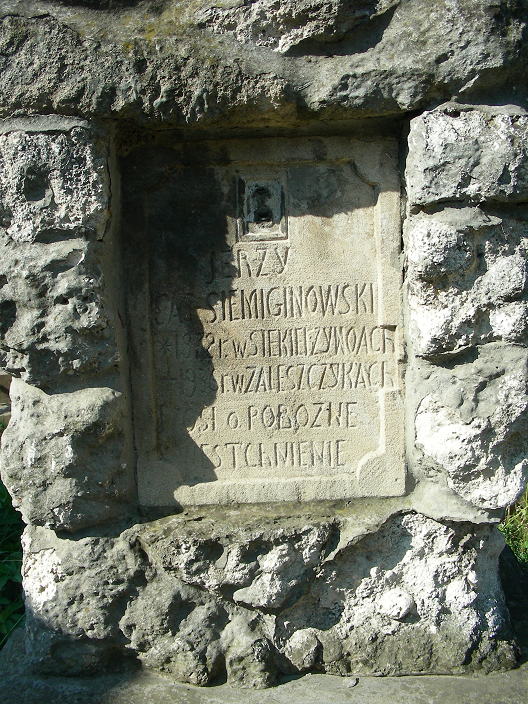 Tombstone of Jerzy Sas Siemiginowski, Zaleszczyki cemetery, as of 2019.
