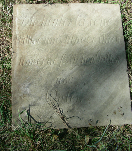 Nagrobek  Maximiliana Wohlfellda, cmentarz w Zaleszczykach, stan z 2019 r.