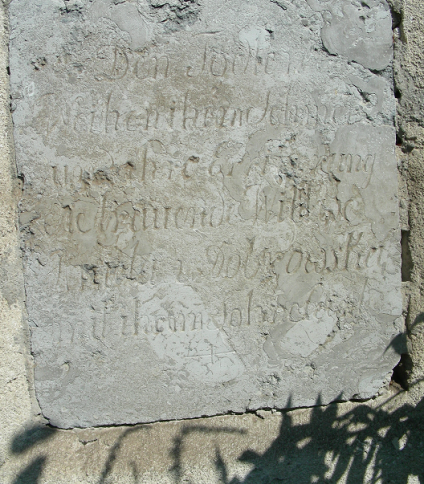 Nagrobek N.N., cmentarz w Zaleszczykach, stan z 2019 r.