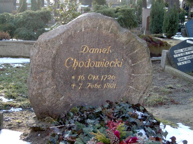 Fotografia przedstawiająca Tombstone of Daniel Chodowiecki in Berlin