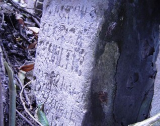 Nagrobek Cecylii Schultis, cmentarz w Zaleszczykach, stan z 2005