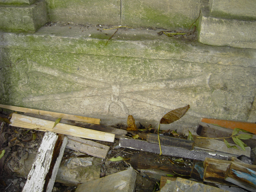 Nagrobek Marii [.]anb[om] von Kofenhal, cmentarz w Zaleszczykach, stan z 2019 r.