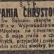 Photo montrant Tombstone of Maria Chrystowska, Stefania Chrystowska