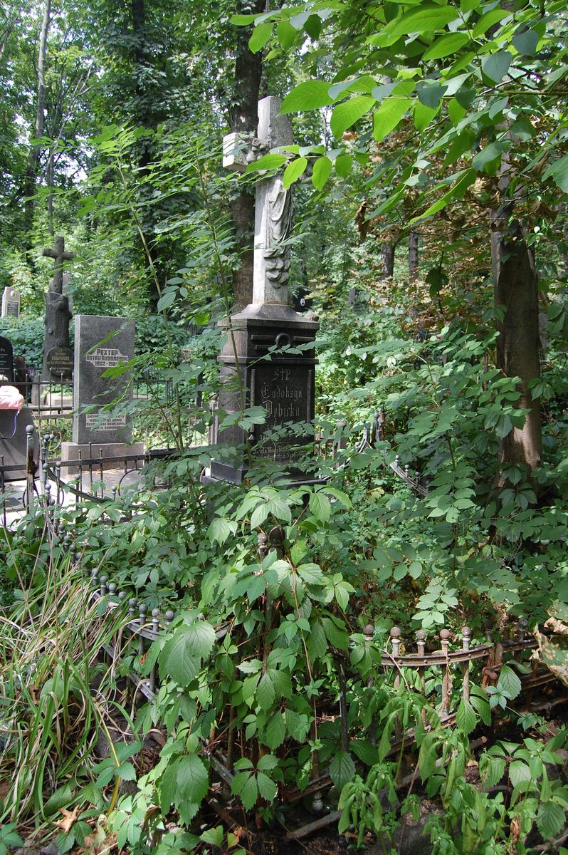 Tombstone of the Debitskiy family, Bajkova cemetery in Kiev, as of 2021