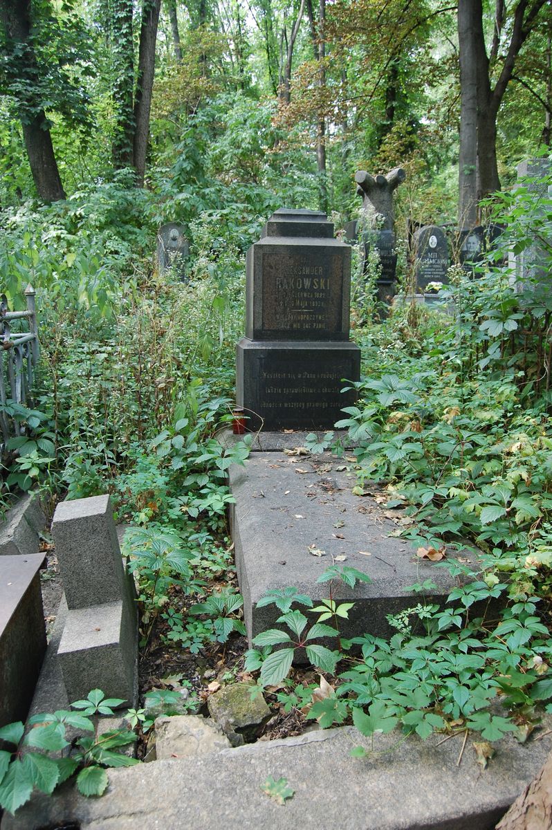 Tombstone of Alexander Rakovsky, Baykova cemetery, Kyiv, as of 2021