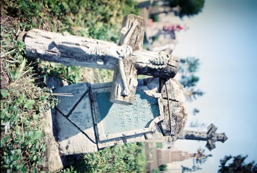 Nagrobek Magdaleny Łucyszyn, cmentarz w Łosiaczu, Ukraina