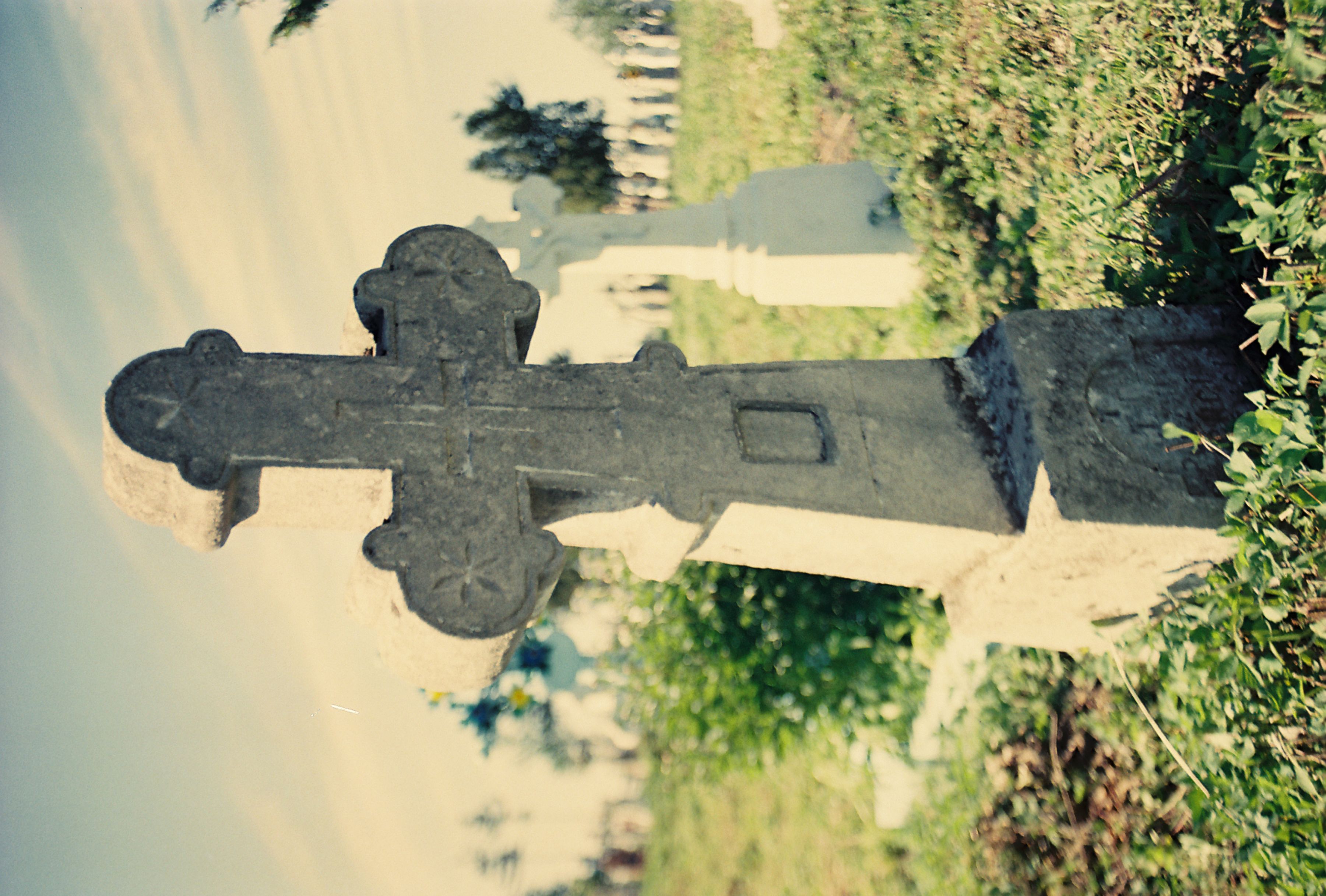 Pierre tombale de N.N., cimetière de Lauschycha, Ukraine