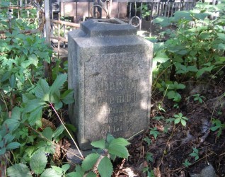 Nagrobek Stanisława Uziembło, cmentarz Bajkowa w Kijowie, stan z 2021