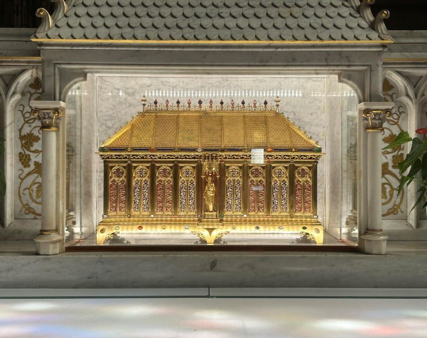 Relics of St John Sarkander in the Cathedral of St Wenceslas in Olomouc