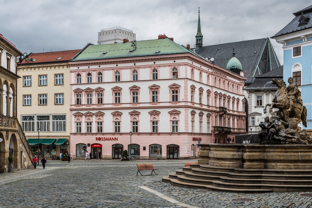 Fotografia przedstawiająca Tablica upamiętniająca pobyt Jana III Sobieskiego w Ołomuńcu