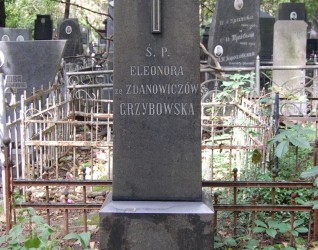 Nagrobek Eleonory Grzybowskiej, stan z roku 2021