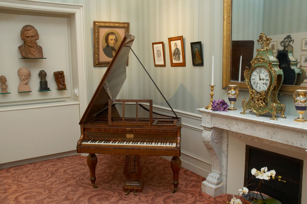 Muzeum - Salon Fryderyka Chopina w Bibliotece Polskiej w Paryżu