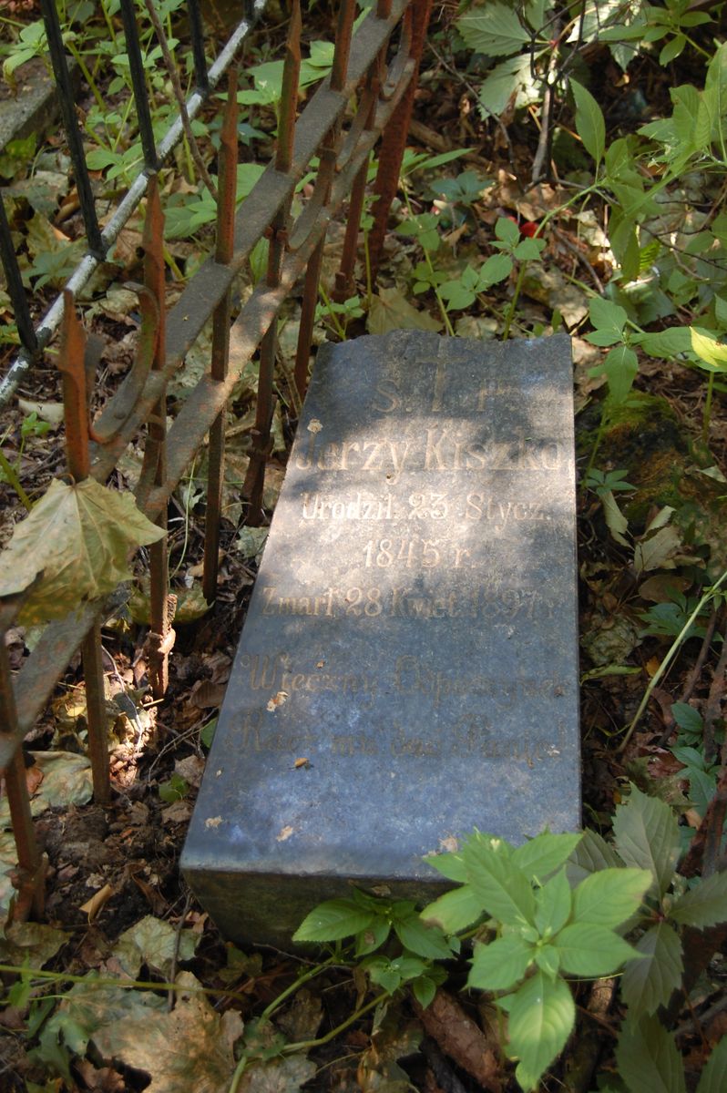 Tombstone of Jerzy Kiszko, as of 2022