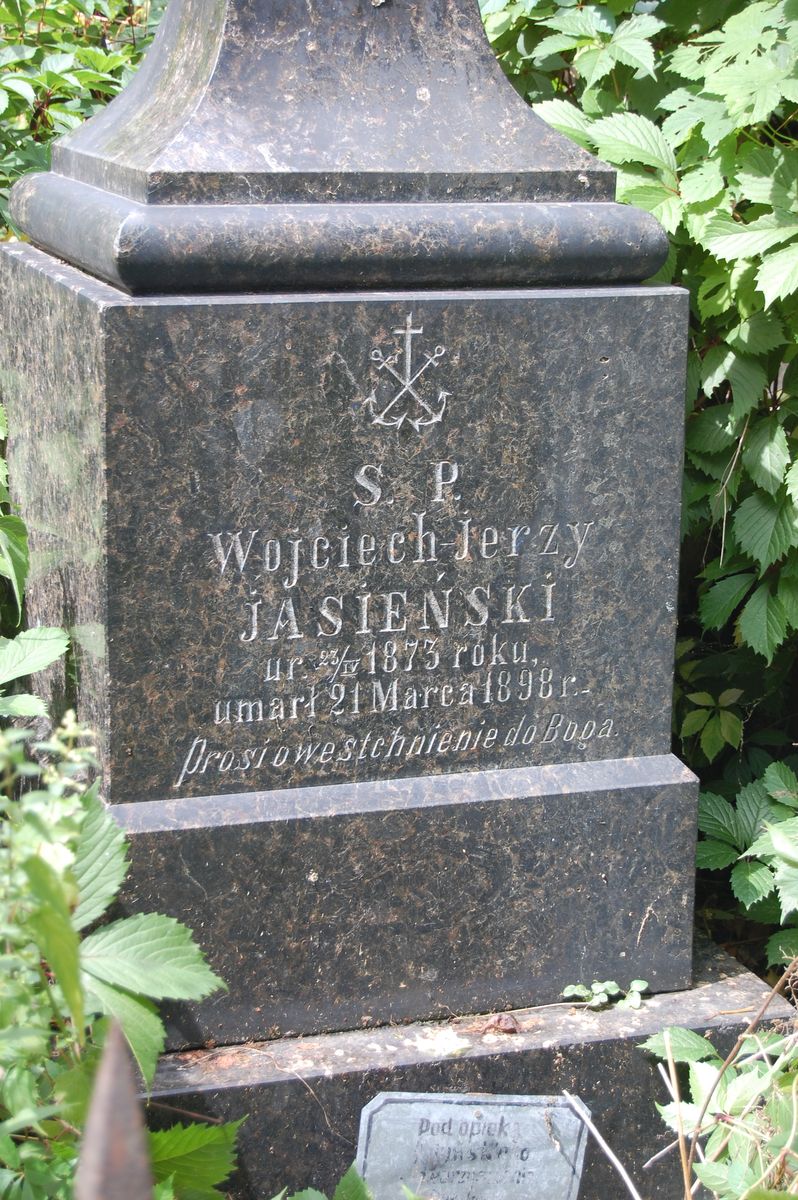 Tombstone of Wojciech Jasieński, as of 2022