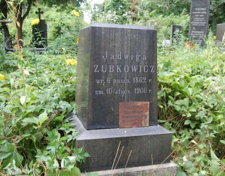 Nagrobek Jadwigi Zubkowicz, stan z roku 2022
