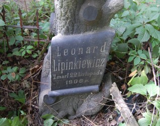 Nagrobek Leonarda Lipinkiewicza, stan z roku 2022