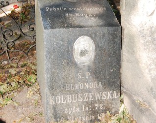 Nagrobek Eleonory Kolbuszewskiej, stan z roku 2022