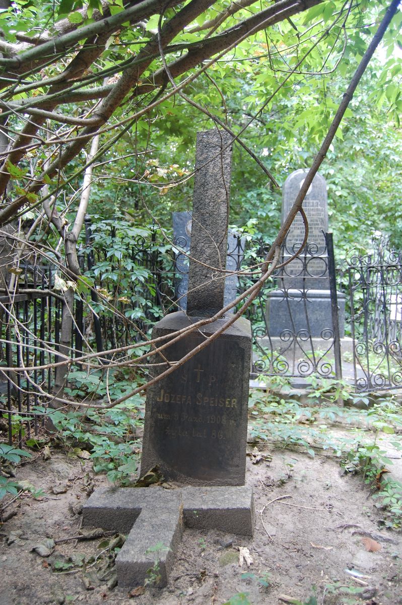 Gravestone of Josefa Speiser, as of 2022