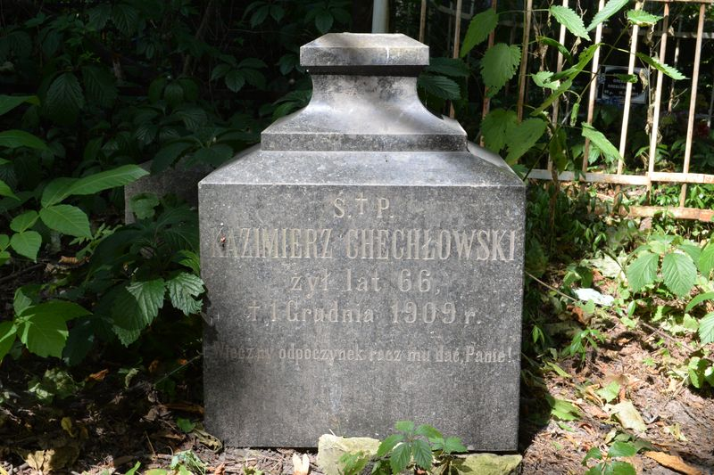 Tombstone of Kazimierz Chechłowski