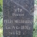 Fotografia przedstawiająca Tombstone of Feliks Mianowski
