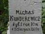 Fotografia przedstawiająca Tombstone of Michal Kunderewicz (Michasia)
