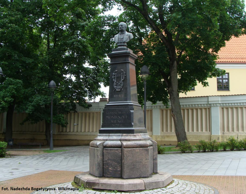 Monument to Stanislaw Moniuszko in Vilnius, 1922