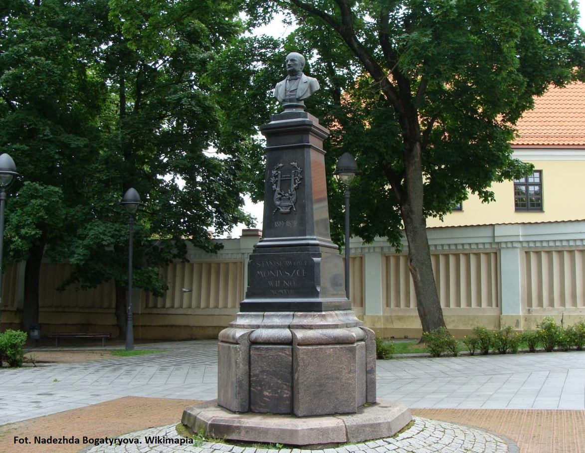 Monument to Stanislaw Moniuszko in Vilnius, 1922
