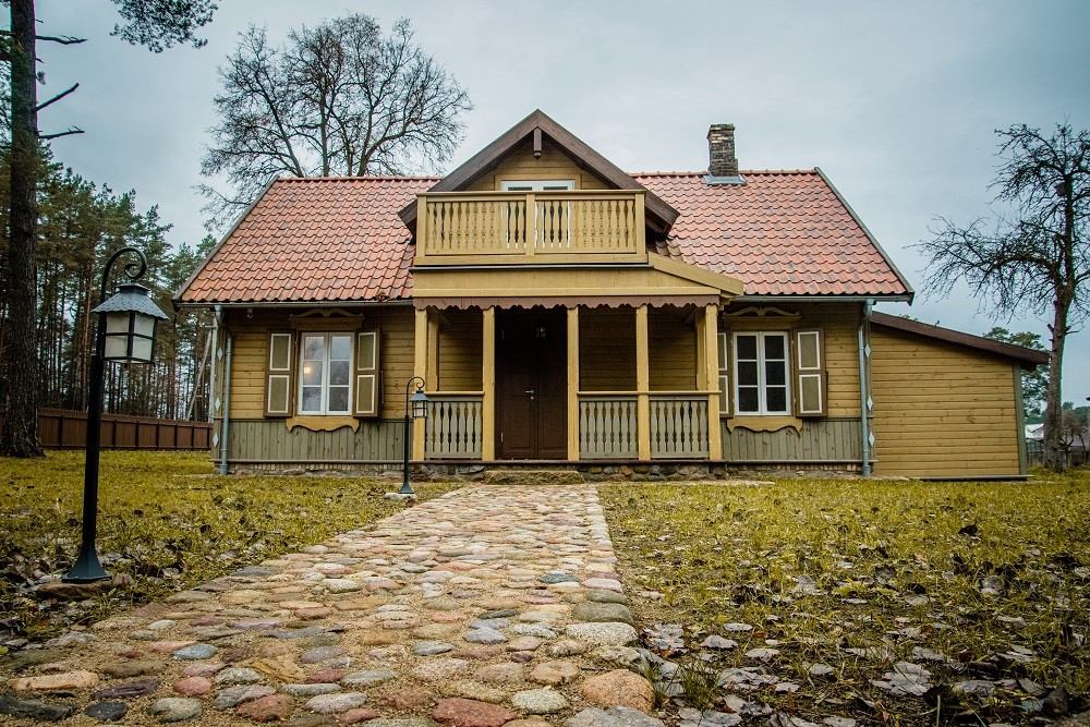 House of J. Mackiewicz and B. Toporska, early 20th century, Czarny Bor, Lithuania,