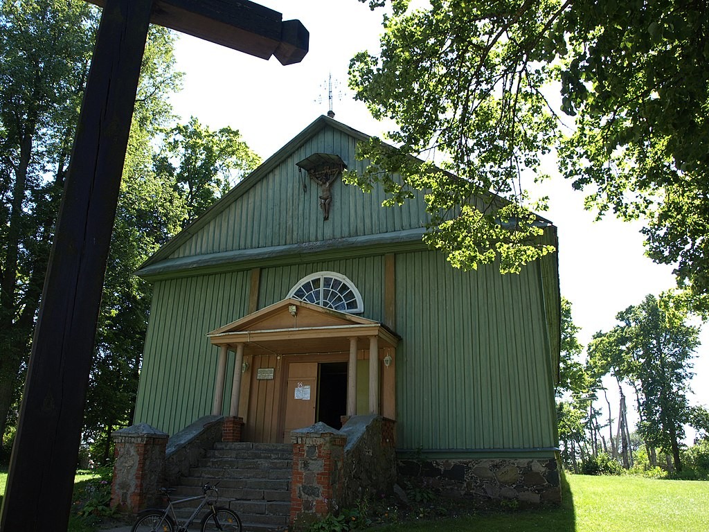 Fotografia przedstawiająca Kościół pw. św. Kazimierza w Powiewiórce (Litwa)