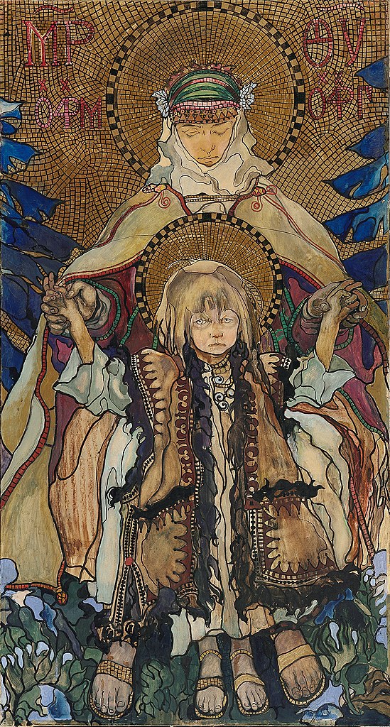 Kazimierz Sichulski, Hutsul Madonna, 1909, photo courtesy of Wilipedia (public domain)